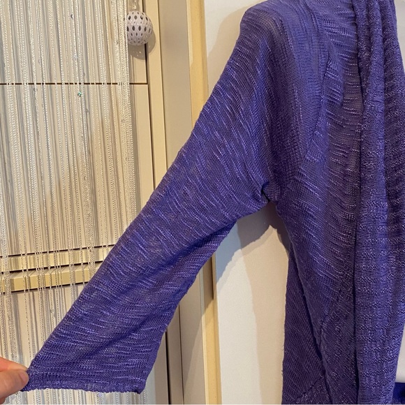 Seduction Purple Cardigan Shrug Size Small - Picture 7 of 13